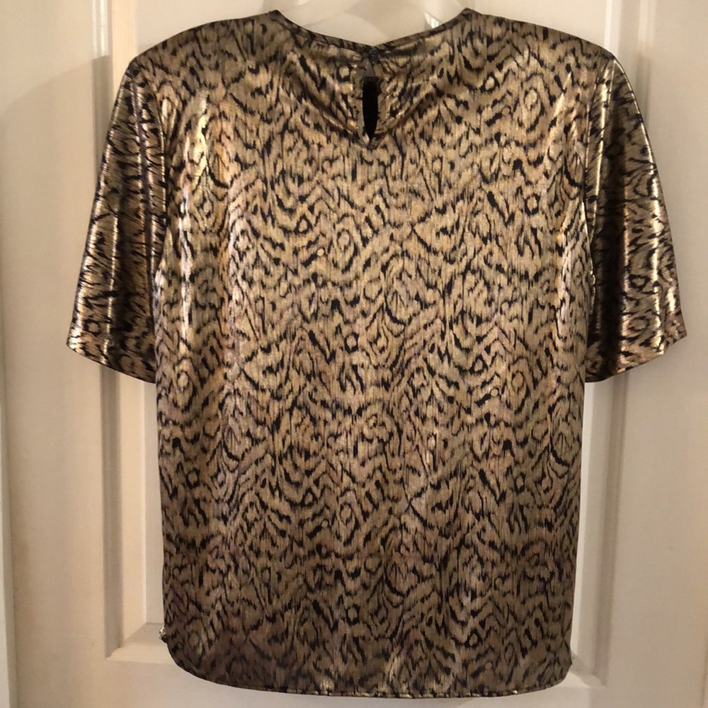 Vintage Lauren Lee Gold Top - Picture 2 of 5